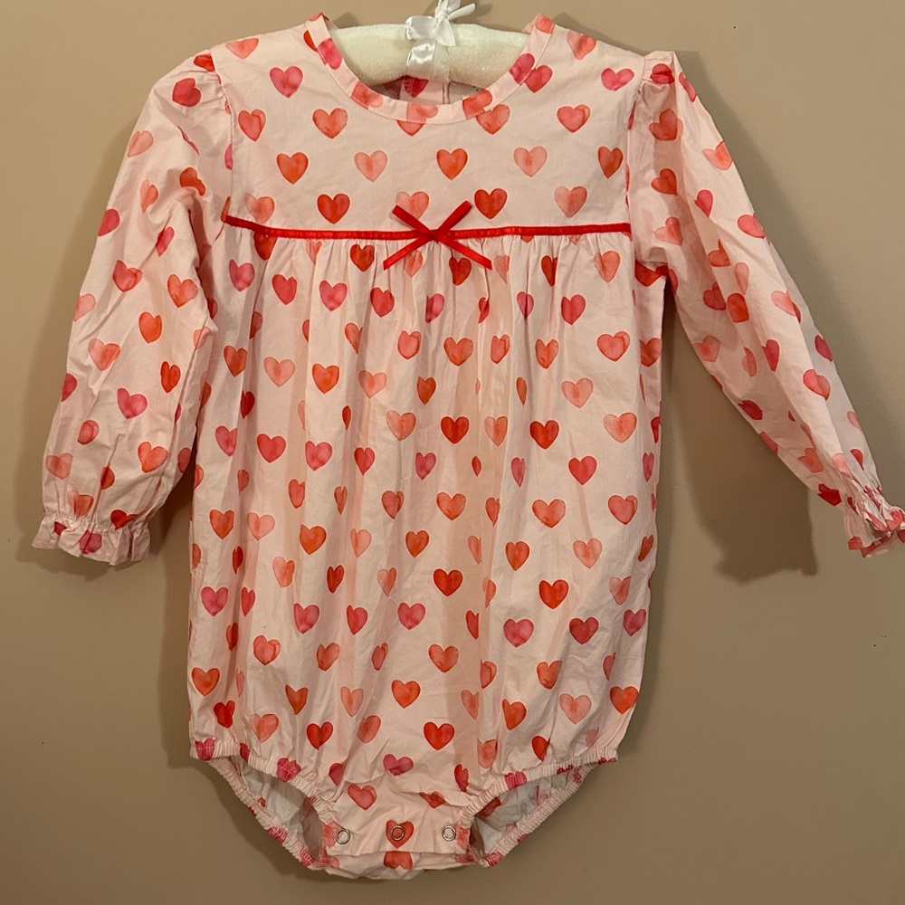 Stitchy Fish Toddler Girl Size 3T Heart Bubble